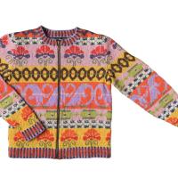 Fair Isle Jacke Spice